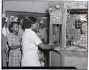 Boxing Fans Buying Tickets 1936 Old Boxing Photo