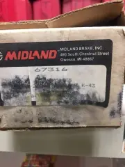 NEW MIDLAND HALDEX 67316 BRAKE HARDWARE KIT SRING ROLLERS BSHGS PINS RETAINERS