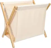 Foldable Clothing Basket Laundry Basket Collapsible Home Storage Container for Toys Sundries Stylish Design White