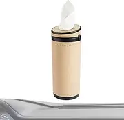 Round Tissue Boxes for Car - Cylinder Tissue Holder | Round Tube Tissue Container, Multifunction Napkin Holder for Car, Car Tissue Cylinder, Tissue Box for Car Cup Holder