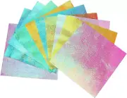 50 Sheets Glitter Origami Paper Iridescent Paper Square Shiny Folding Paper Colo