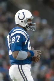 Raymond Chester Baltimore Colts looks on v the Pittsburgh Steelers- Old Photo