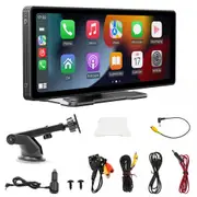 9" Portable Car Stereo Radio Wireless For iPhone Carplay & Android Touch Screen