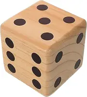 ifundom Safe Fun Wooden Dice Large Mm Educational Dice for Boys and Girls Suitable for Indoor Outdoor Play for Parties