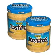 Tostitos NACHO CHEESE Dip Medium Spicy 15.75 oz (2 Jars) Salsa
