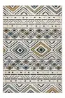 Multicoloured Aztec Scandi Pattern Outdoor Rug Polypropylene Outdoor Patio Rug