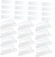 HONMEET File Folder Tabs and Inserts Office Organization Detachable Tabs Plastic Hanging Folders Sorting