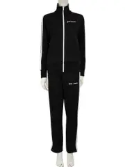Black Striped Logo Tracksuits