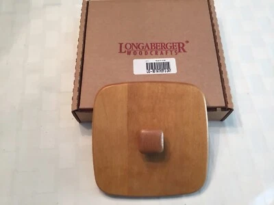 LONGABERGER WOODCRAFTS LID FOR FATHER’S DAY FINDER’S KEEPER BASKET~NIB