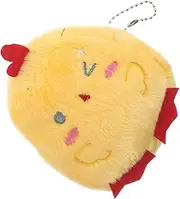 [CATIEBYE] Cute Coin Pouch Chick Plush Animal Earphone Bag Pendant for Stylish Women