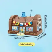 Spongebob Krusty Krab Building Blocks Creative Model Toy for Kids