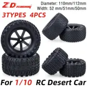ZD RC Desert Wheels and Tires 1/10 12mm Hex for Corally Kyosho Ultima RC Car