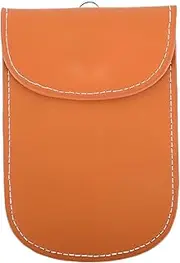 [MUCKLILY] protected Key Ring Wallet Portable Key Bag Cell Phone Sleeves Id Holder Wallet Minimalist Card Case Pu Material