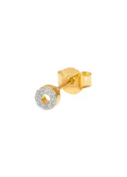 Missoma O Initial 18kt Gold-plated Single Stud Earring - One Size One Size