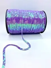 Trimplace Violet Iris 1/4" Slung Sequin - 50 Yards