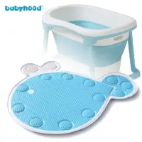 在飛比找Yahoo!奇摩拍賣優惠-babyhood 小藍鯨防滑墊 浴盆防滑墊 浴廁防滑墊 §小