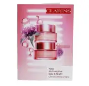 Clarins Multi-Active Jour/Day + Night Nuit Night Cream Samples 2ml Ea