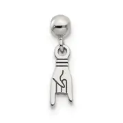 Sterling Silver Mio Memento Dangle Hand Charm