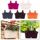 Balcony Railing Hanging Planter Flowerpot for Indoor Outdoor Porch Farmhouse