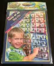 Digimon Digi-Clix Tazo - Collector Poster - Sealed 2000 Chip Packet