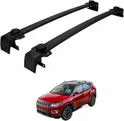STIDPFZX Roof Rack Cross Bars Compatible for Jeep Compass 2011-2022 Aluminium Alloy Luggage Carrier Kayak Bike Canoes Rooftop Cross Bars Holder(for 2017-2022)