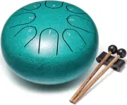 Steel Tongue Drum 6 Inch 8 Notes Percussion Instrument Music Gifts for Friends