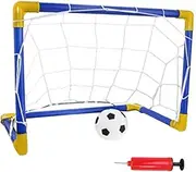 Toddmomy 1 Set Soccer Goal Toy Soccer Ball Outdoor Playset Football Soccer Net Soccer Goal Net Soccer Equipment for Training Portable Soccer Goal Portable Indoor Goal Plastic Blue