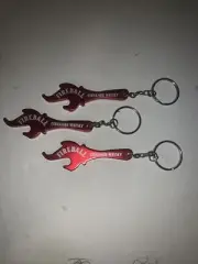 NEW Fireball Whiskey Bottle Opener Keychain Set of 3