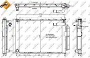 Fits Nissan Micra 2003-2010 1.0 + Other Models Air Conditioning Condenser AST