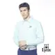 【Lynx Golf】男款吸排3M反光印花特殊剪裁配布長袖POLO衫/高爾夫球衫(二色)