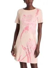 Misook Jacquard Knit Dress