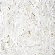 1KG White Shredded Tissue Paper, White Shredded Paper for Gift Boxes and Hampers, Ideal Hamper Stuffing Filling Suitable for All Occasions