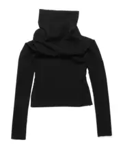 laminated turtleneck sweater EU36,EU32 black