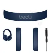 Genuine Replacement Ear Pad + Headband Arch Beats By Dre Studio 3 (Blue)