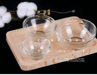 在飛比找Yahoo!奇摩拍賣優惠-玻璃面膜碗調膜碗精油碗沙拉碗環保DIY面膜工具多號可選口徑7