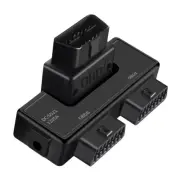 OBD2 Divided Into Two Adaptor Wire 16 Pin 16 Core Expansion Cable8885