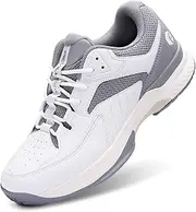 [FitVille] Men's Wide Tennis Shoes Comfortable Pickleball Shoes with Arch Support for Plantar Fasciitis Wide Feet