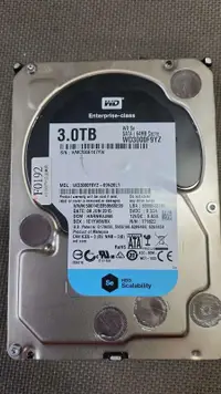 在飛比找露天拍賣優惠-WD 故障品 3TB 3T 3000GB WD3000F9Y