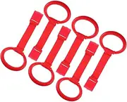 Hohopeti Toddler Pull Ring Set Crib Pull up Rings Waddling Walker Pulling Toy Playpen up Safe Walking Training Tool