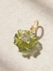 [Irene Neuwirth] Irene Neuwirth - Tropical Flower 18-karat Gold, Tourmaline And Sapphire Pendant - One size One size Gold