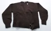 I.N.C International Concepts Womens L/S Buckle Sweater AC2 Cocoa Bean Small NWT
