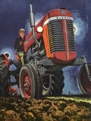 1961 Massey Ferguson MF 85 Diesel Tractor New Metal Sign: 12X16 Ships Free
