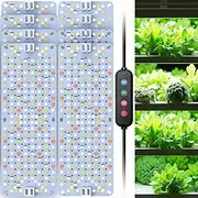 Full Spectrum Grow Lights, 100W Modular Plant Grow Lights for Indoor Plants, Daisy Chain & Parallel Connection, Sunlike Spectrum,1536 LEDs for Seed Starting,Veg and Bloom Flowering.(Pack8)