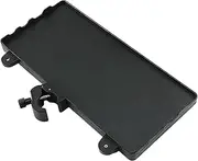 Qianly Microphone Stand Tray Adjustable 35cmx16.5cm Multipurpose Mic Rack Tray