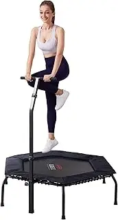 Leikefitness 50" Gym Workout Fitness Trampoline Cardio Trainer Exercise Rebounder Sports Trampoline
