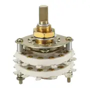 Band Selector Rotary Switch 4P5T 4 Pole 5 Throw, 2 Deck