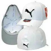 Puma Evercat Icon Stretch Fit Baseball Cap-Hat Men S/M(head): 54-57 cm. White