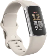 Fitbit Charge 6 - Porcelain/Silver Aluminium