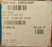171385-001 COMPAQ HEWLETT PACKARD HP 64 BIT PCI SMART ARRAY 5300 CONTROLLER NIB