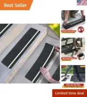 Anti Slip Traction Treads with Glow in Dark Stripe 15-Pack, 6" X 24", Best Gr...